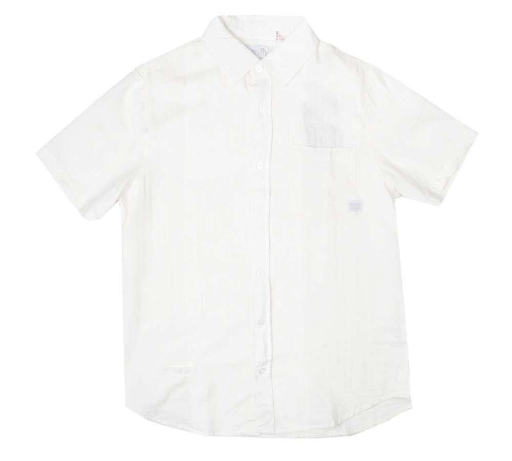 Born Fly S/S Button Down White