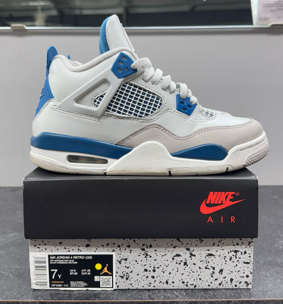 Jordan 4 Retro Military Blue (2024) (GS) USED
