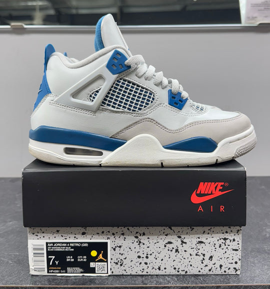 Jordan 4 Retro Military Blue (2024) (GS) USED