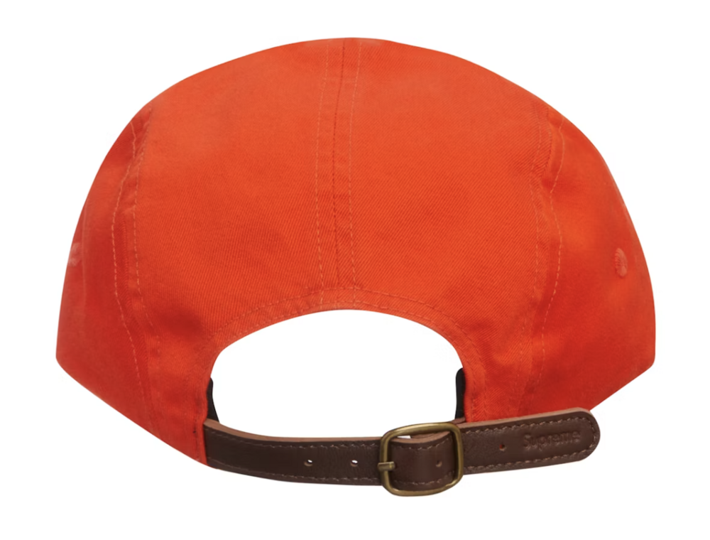 Supreme Washed Chino Twill Camp Cap (FW22) Orange