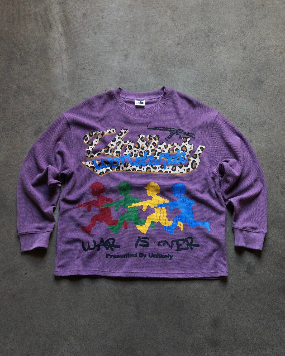 War Is Over Thermals Purple