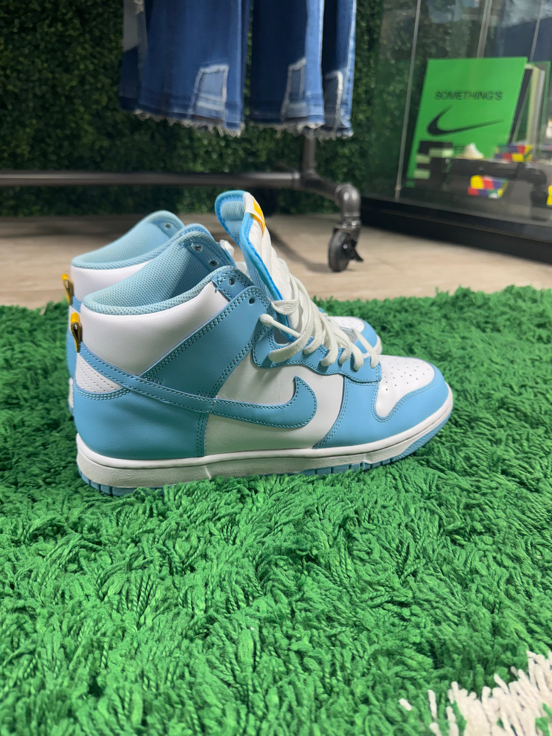 Nike Dunk High Blue Chill USED