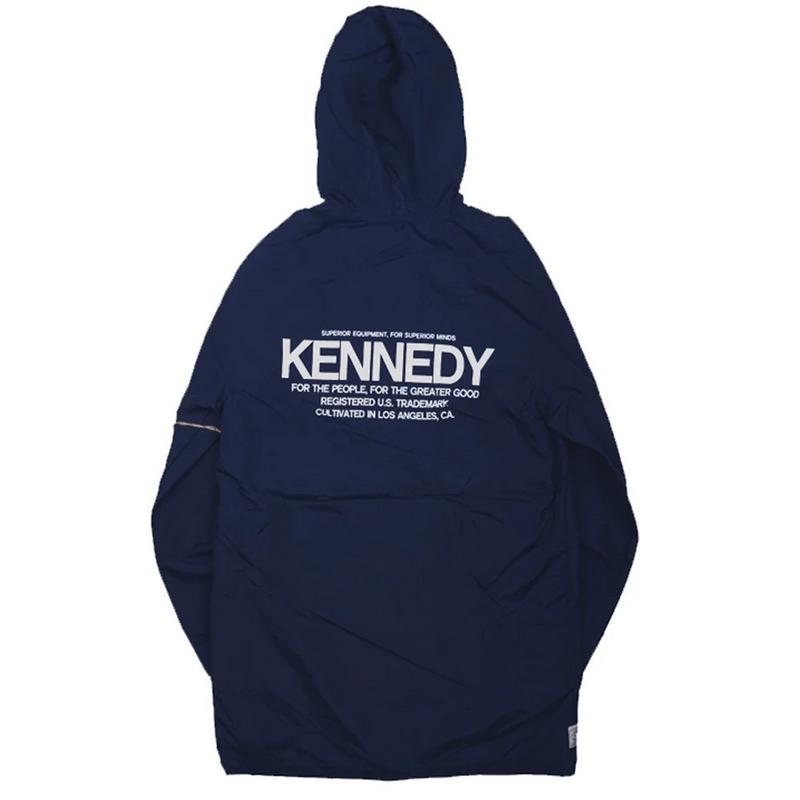 Kennedy MFG Extended Coaches Jacket Navy