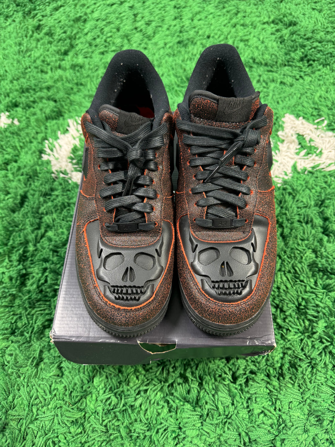Nike Air Force 1 Low Retro QS Halloween Skull USED