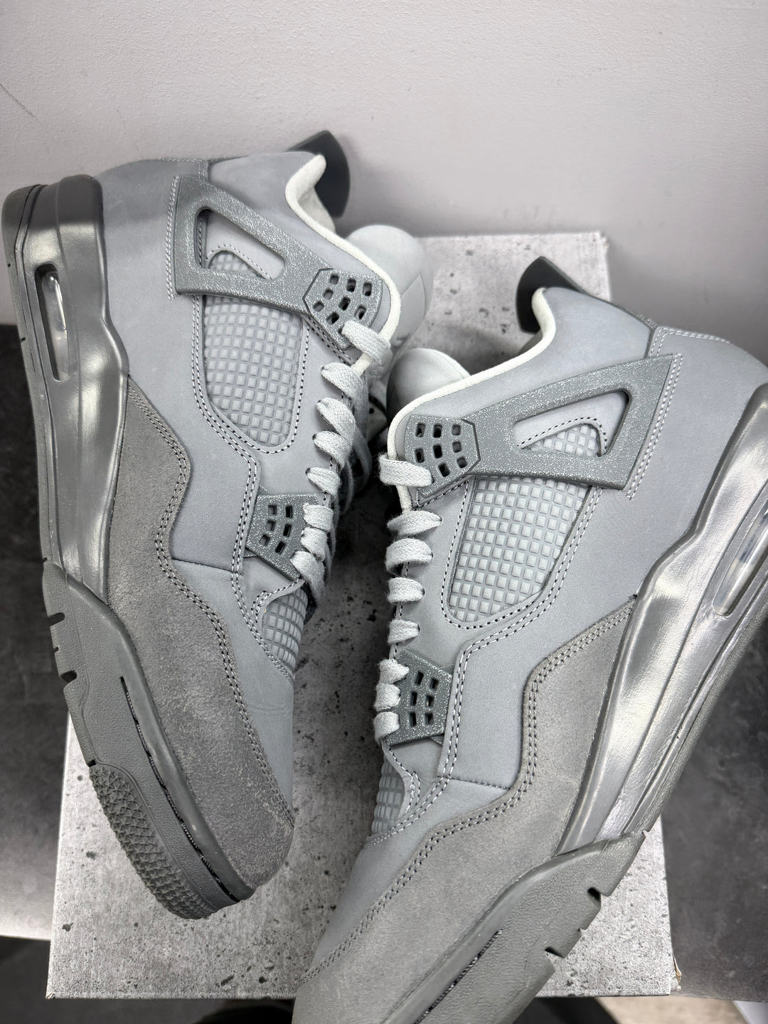 Jordan 4 Retro SE Paris Olympics Wet Cement USED