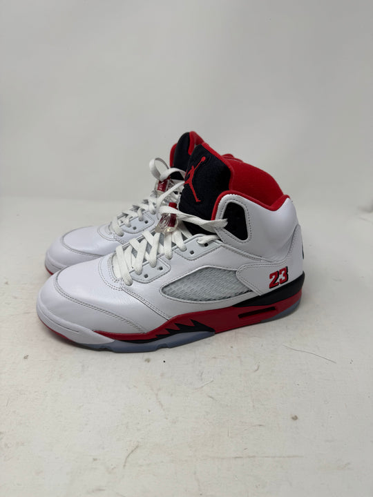 Jordan 5 Retro Fire Red Black Tongue (2025) USED