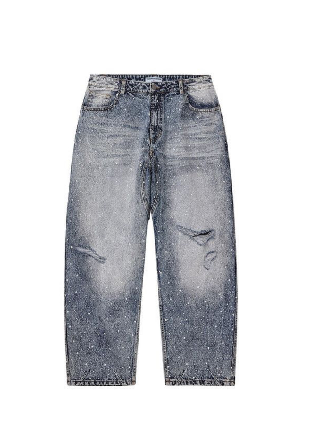 VALE FOREVER CRYSTAL PANTS BLUE