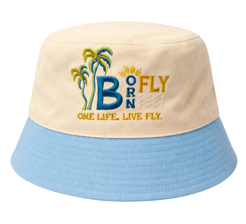 BORN FLY CLASSIC BUCKET HAT BLUE