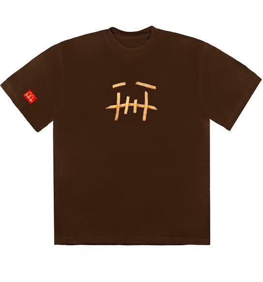 Cactus Jack Fry Brown Tee