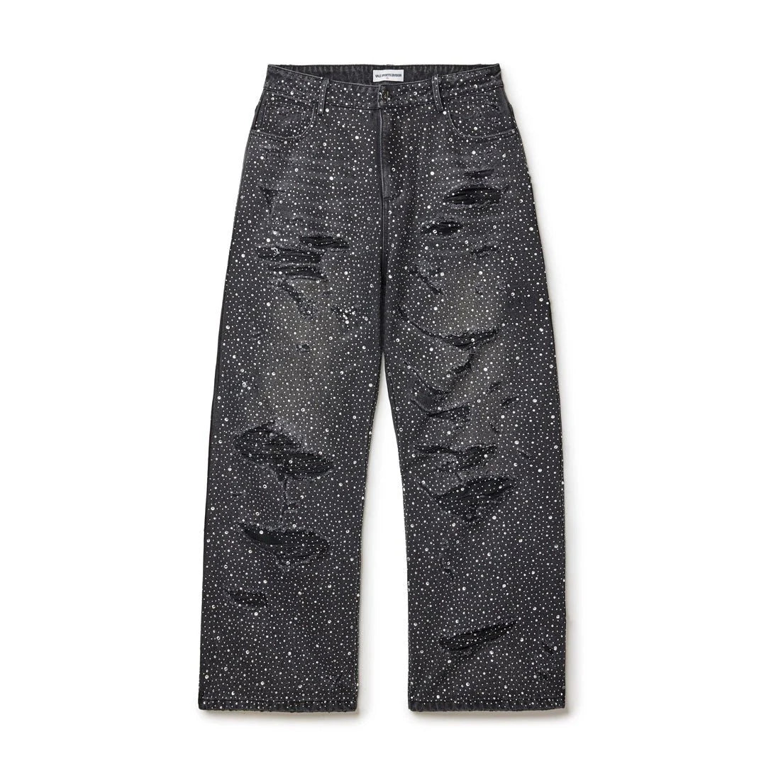 VALE FOREVER CRYSTAL PANTS BLACK