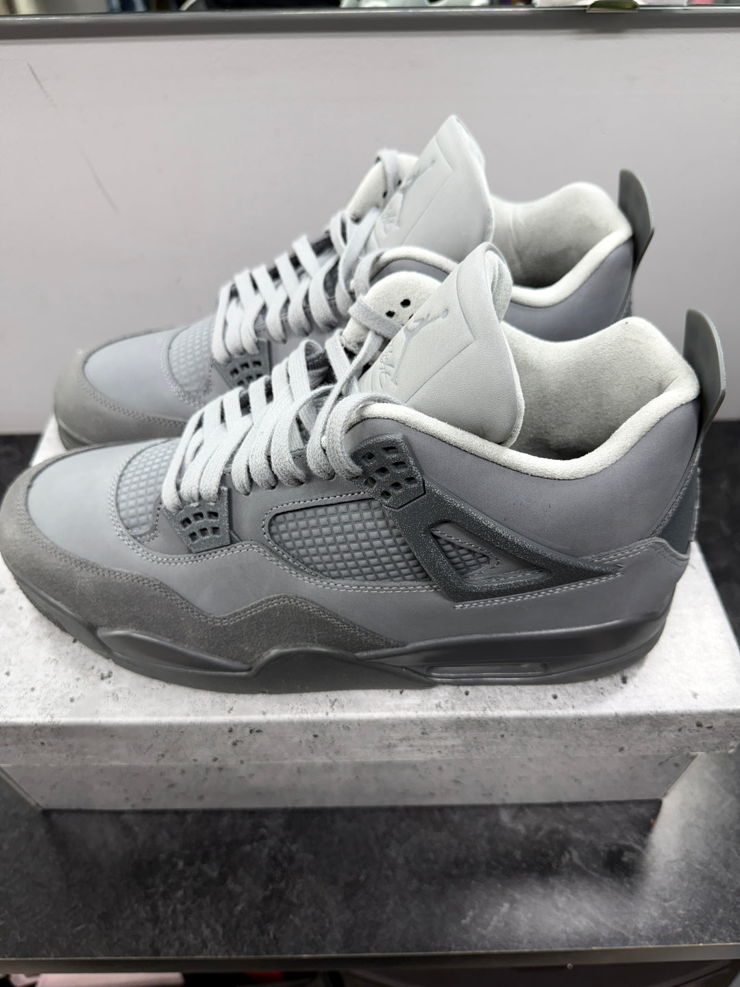Jordan 4 Retro SE Paris Olympics Wet Cement USED