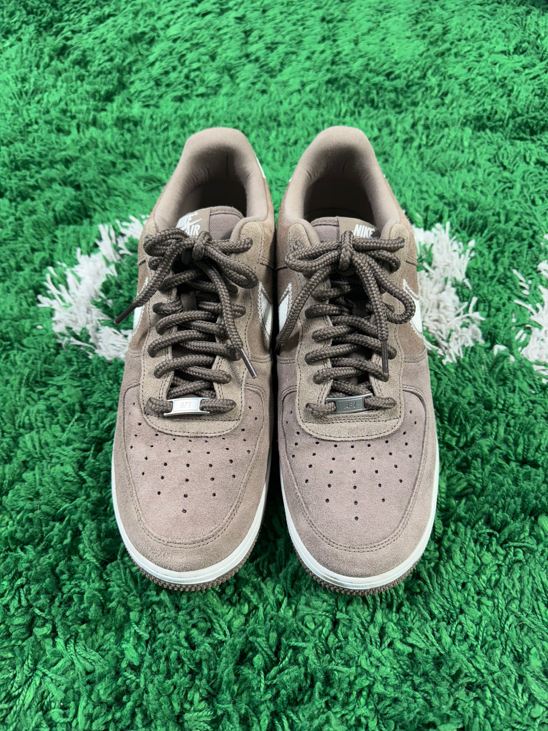 Nike Air Force 1 Low '07 LV8 Mink Brown Embroidered Swoosh USED