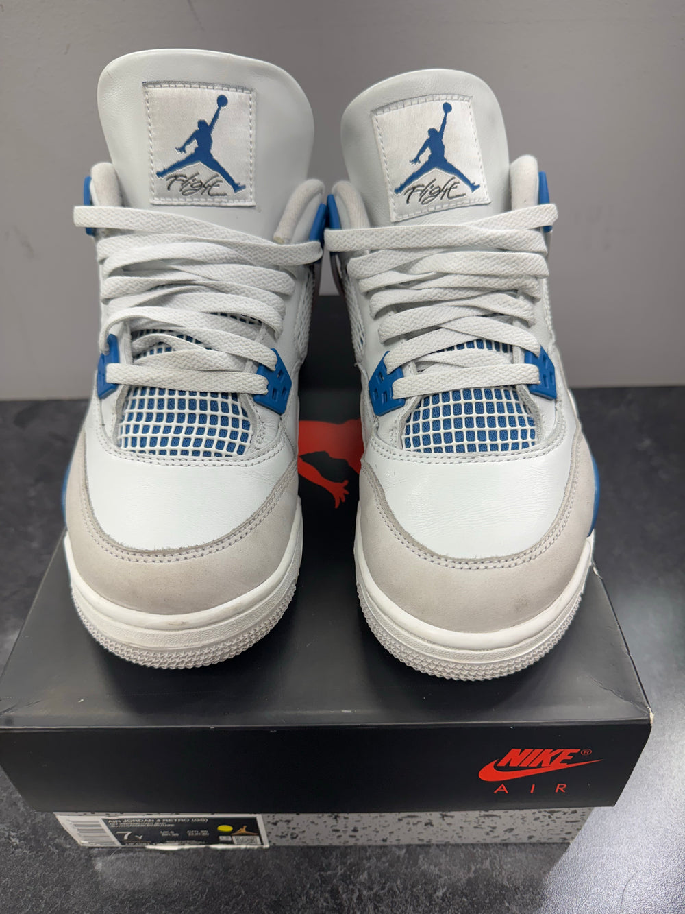 Jordan 4 Retro Military Blue (2024) (GS) USED