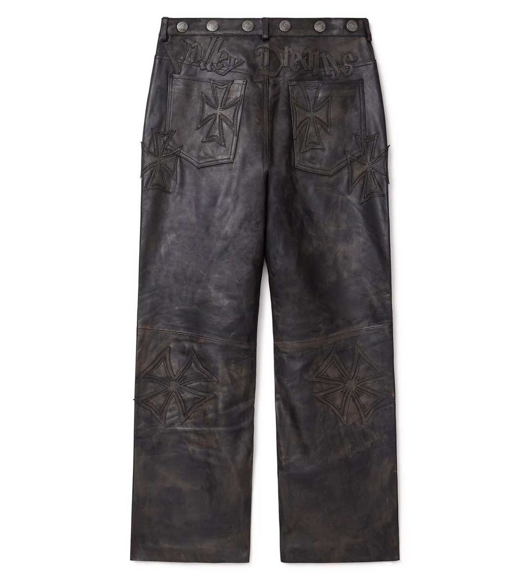 Vale Forever Croxxx Leather Pants Black