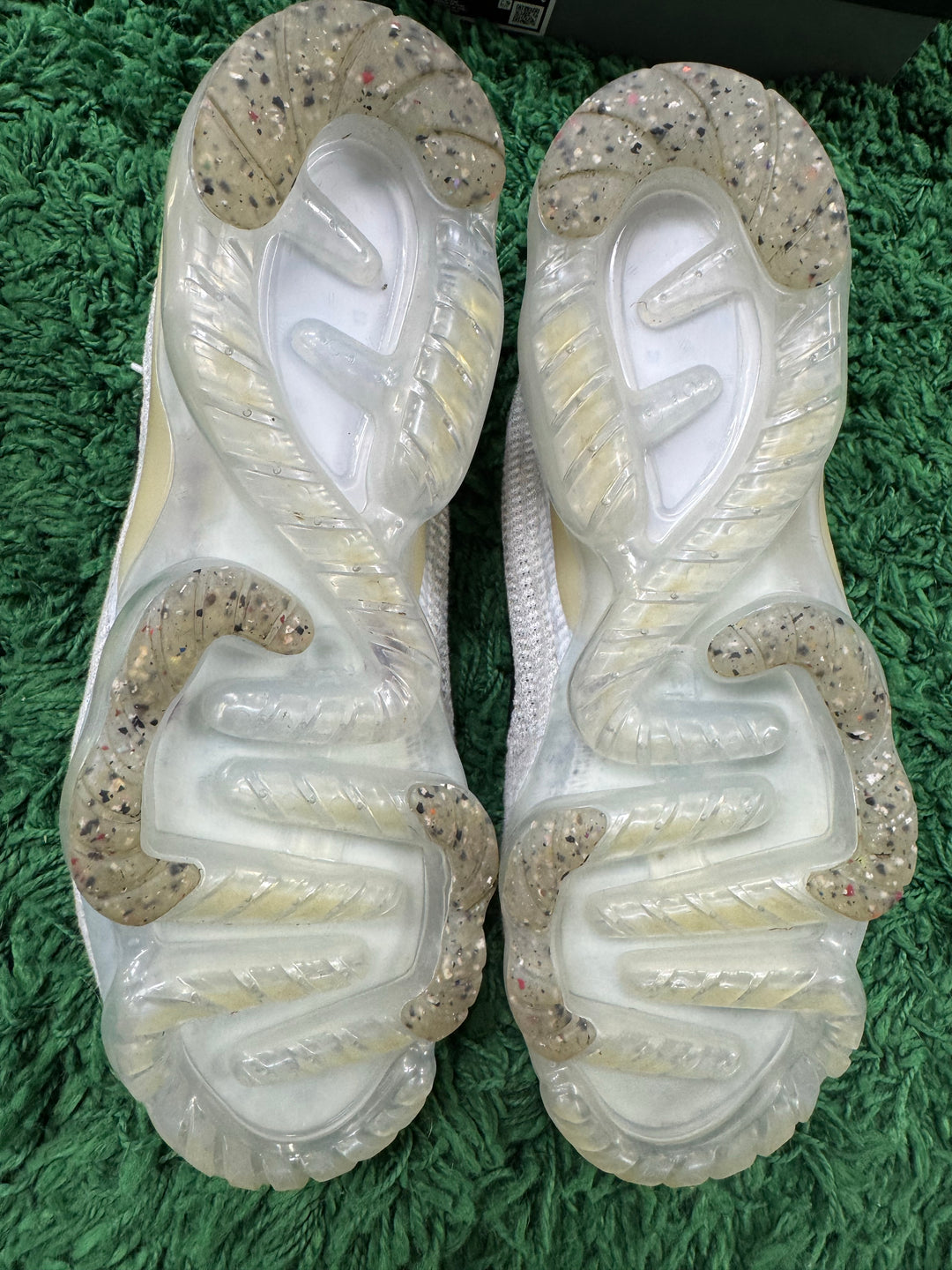 Nike Air VaporMax 2021 FK White Black Metallic Silver USED