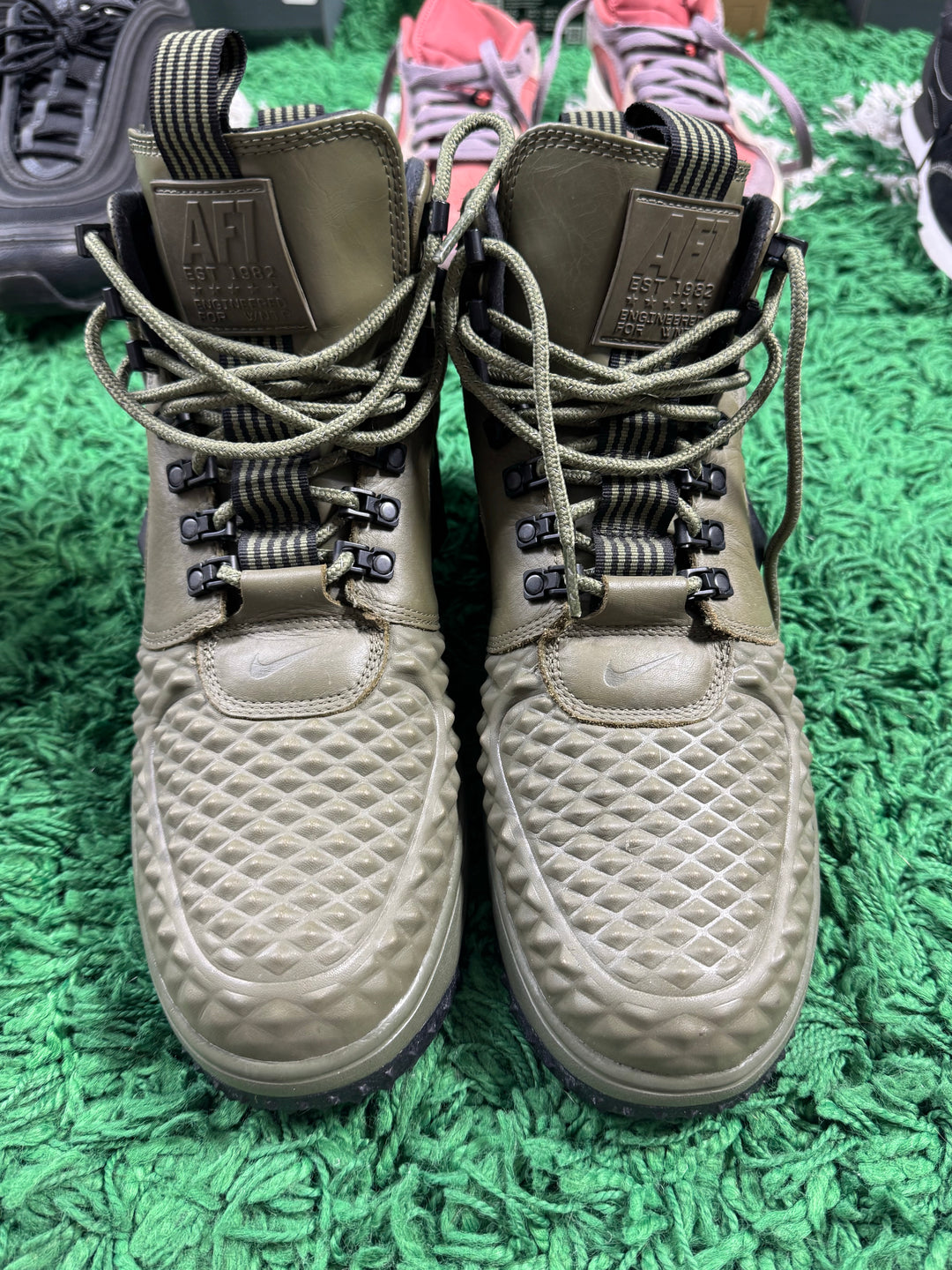 Nike Lunar Force 1 Duckboot Medium Olive USED