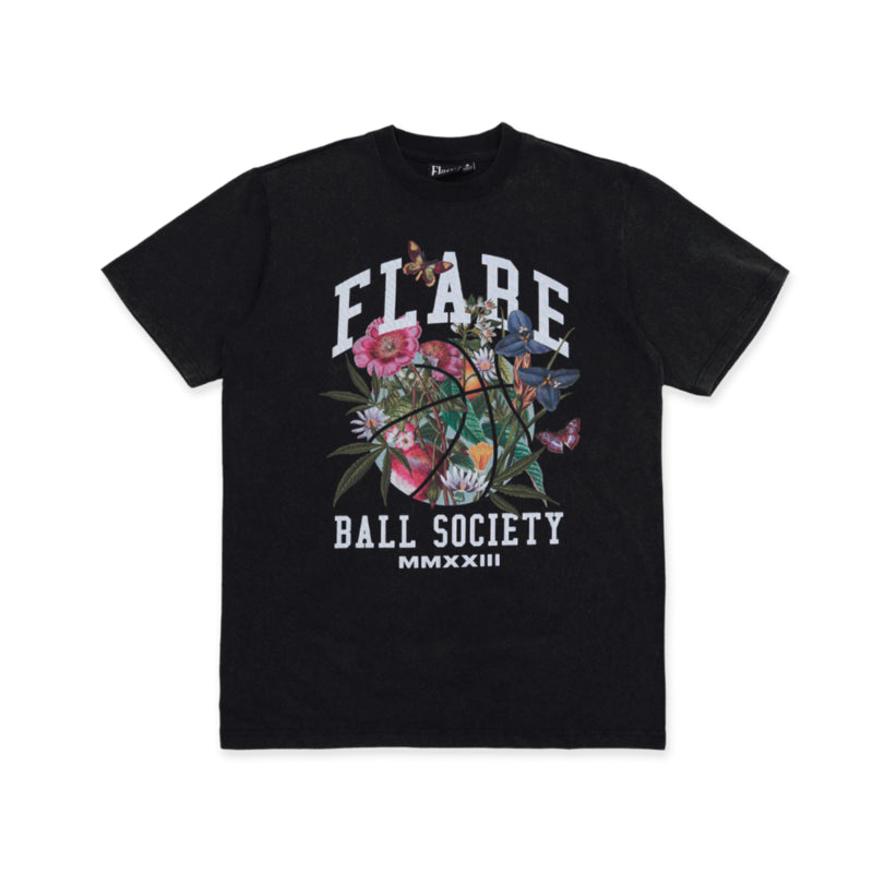Ball Society T Shirt Washed Black