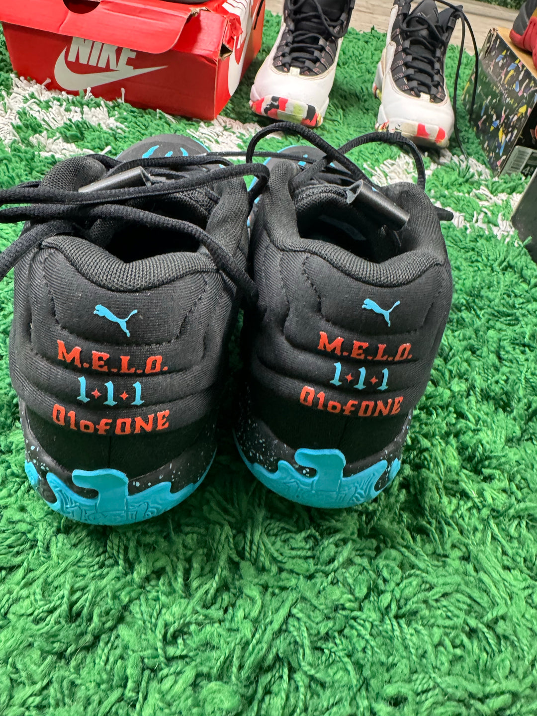 Puma LaMelo Ball MB.03 Blue Hive USED