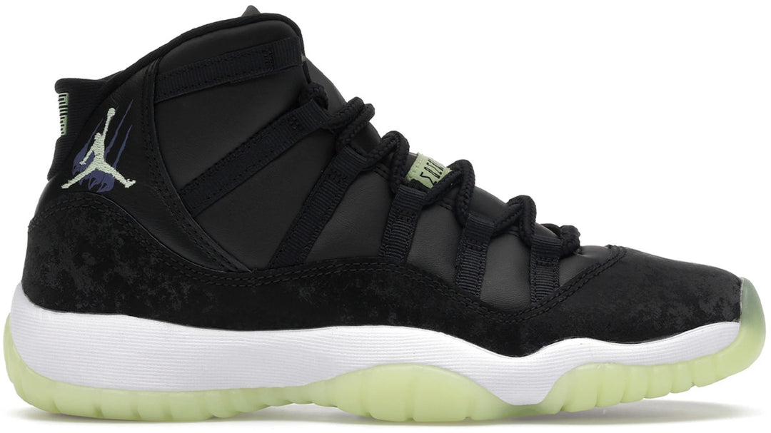 Jordan 11 Retro Black Barely Volt (GS) USED