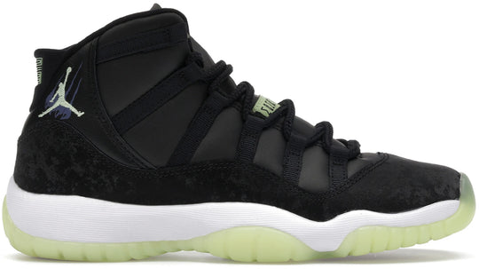 Jordan 11 Retro Black Barely Volt (GS) USED