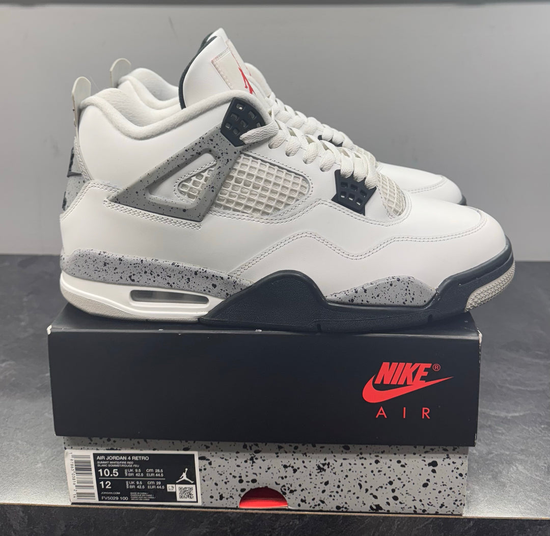 Jordan 4 Retro White Cement (2025) USED
