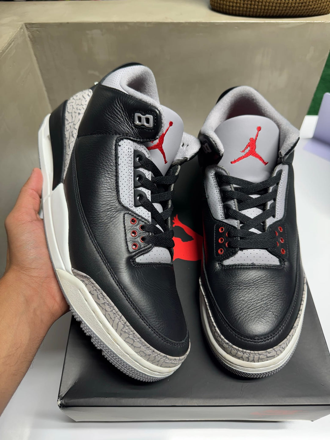 Jordan 3 Retro OG Black Cement (2024) USED