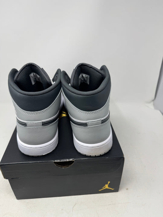 Jordan 1 Mid Light Smoke Grey Anthracite USED