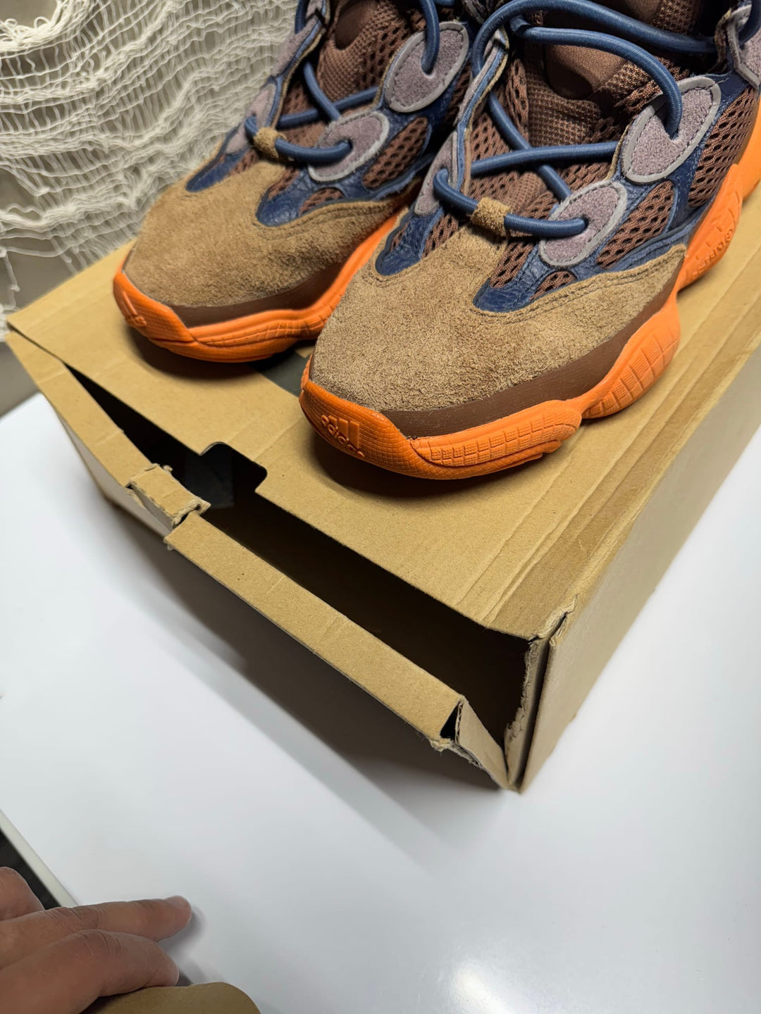 adidas Yeezy 500 High Tactile Orange USED
