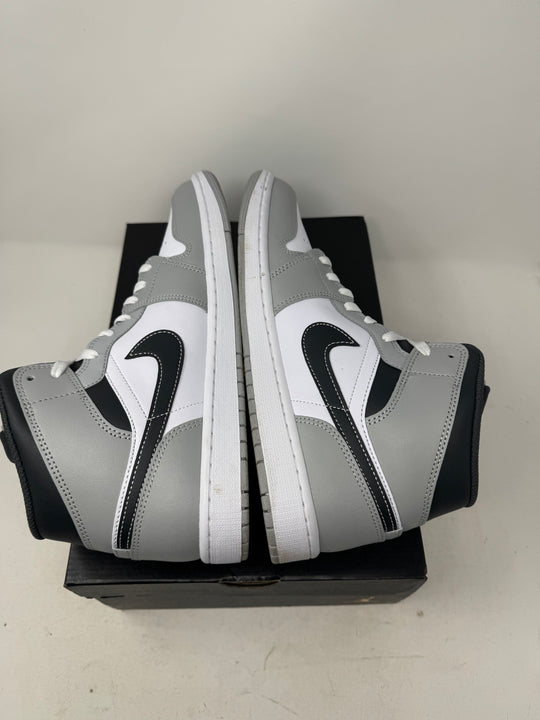 Jordan 1 Mid Light Smoke Grey Anthracite USED