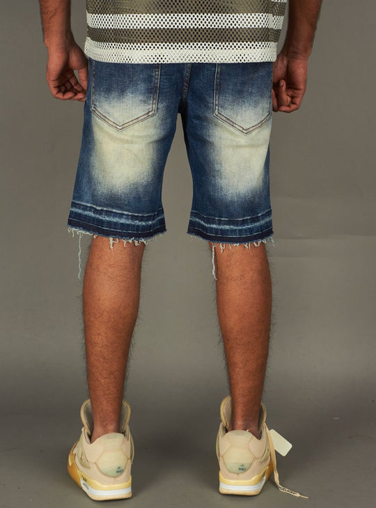 NME Shorts - Maureen - Dark Blue Wash