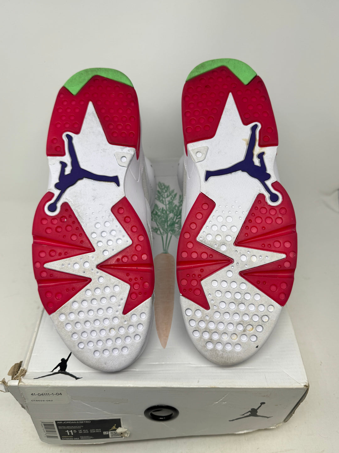 Jordan 6 Retro Hare USED