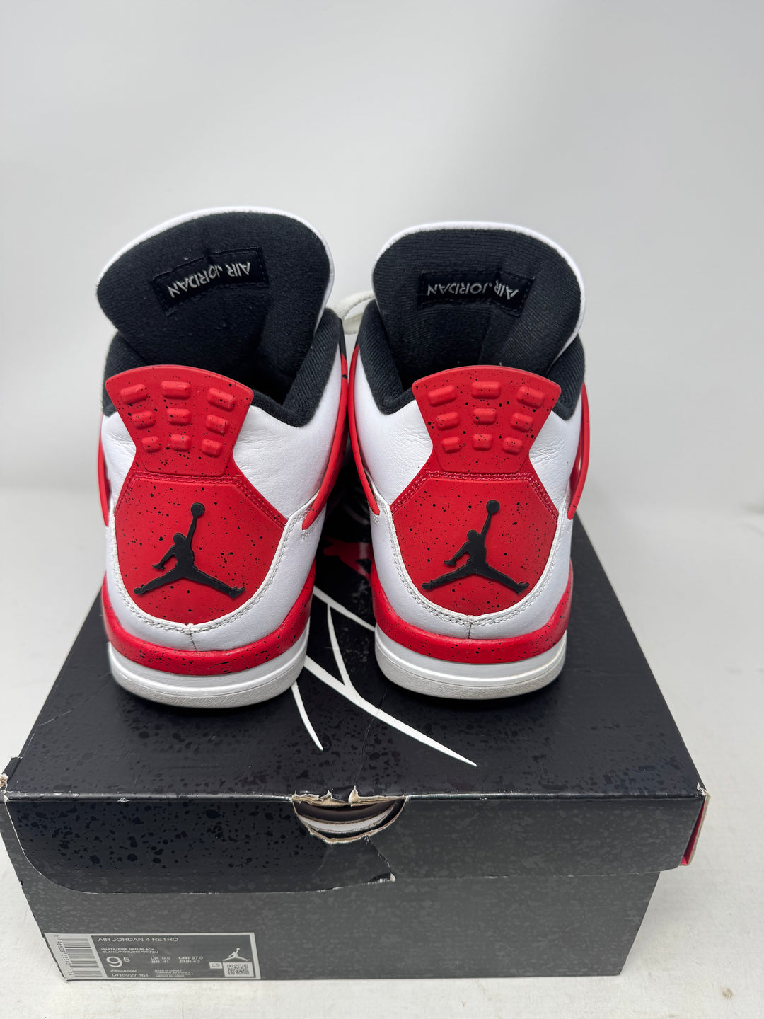 Jordan 4 Retro Red Cement  USED