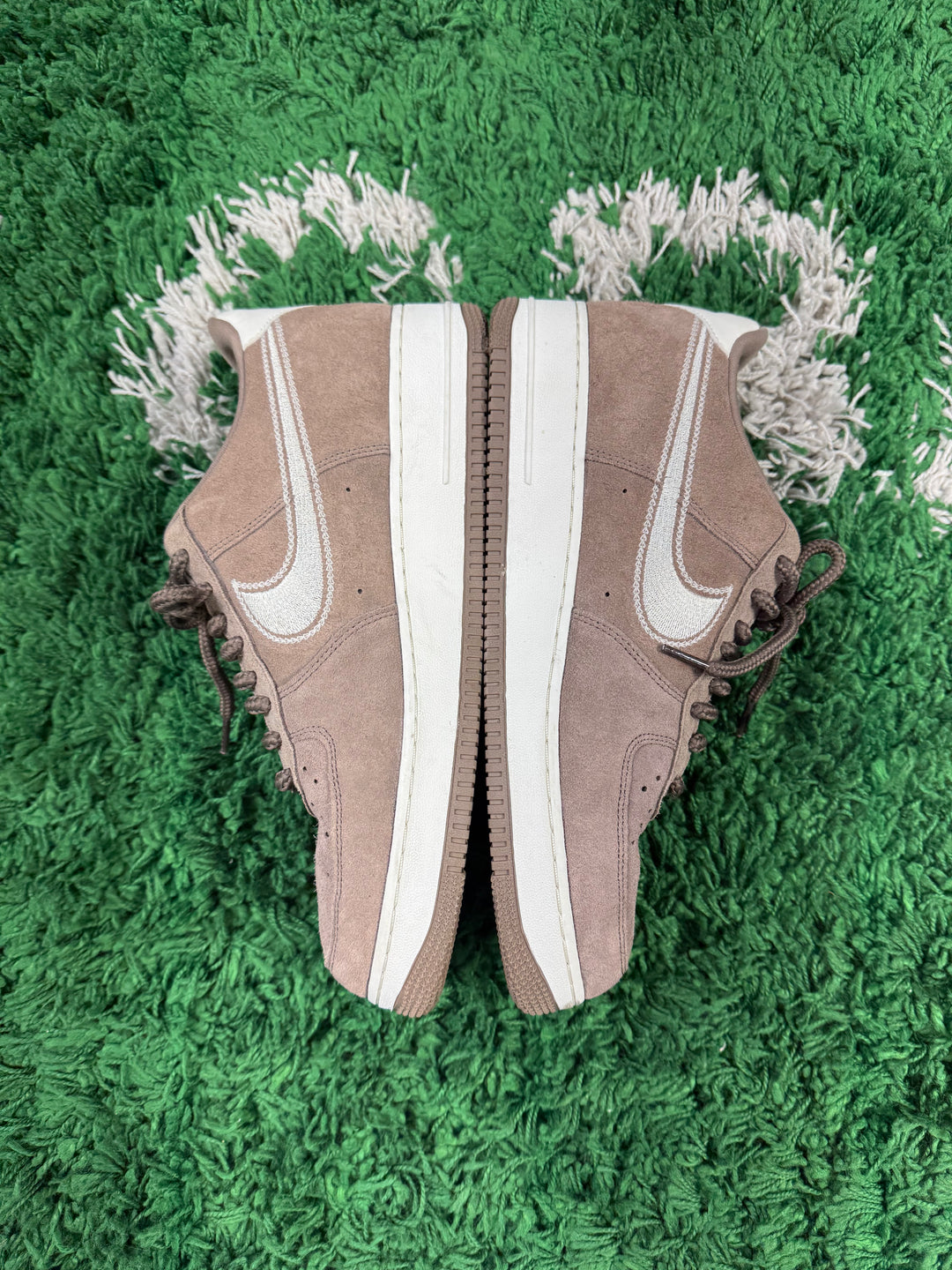 Nike Air Force 1 Low '07 LV8 Mink Brown Embroidered Swoosh USED