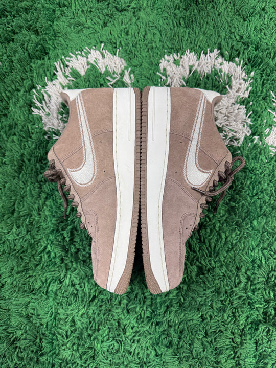 Nike Air Force 1 Low '07 LV8 Mink Brown Embroidered Swoosh USED