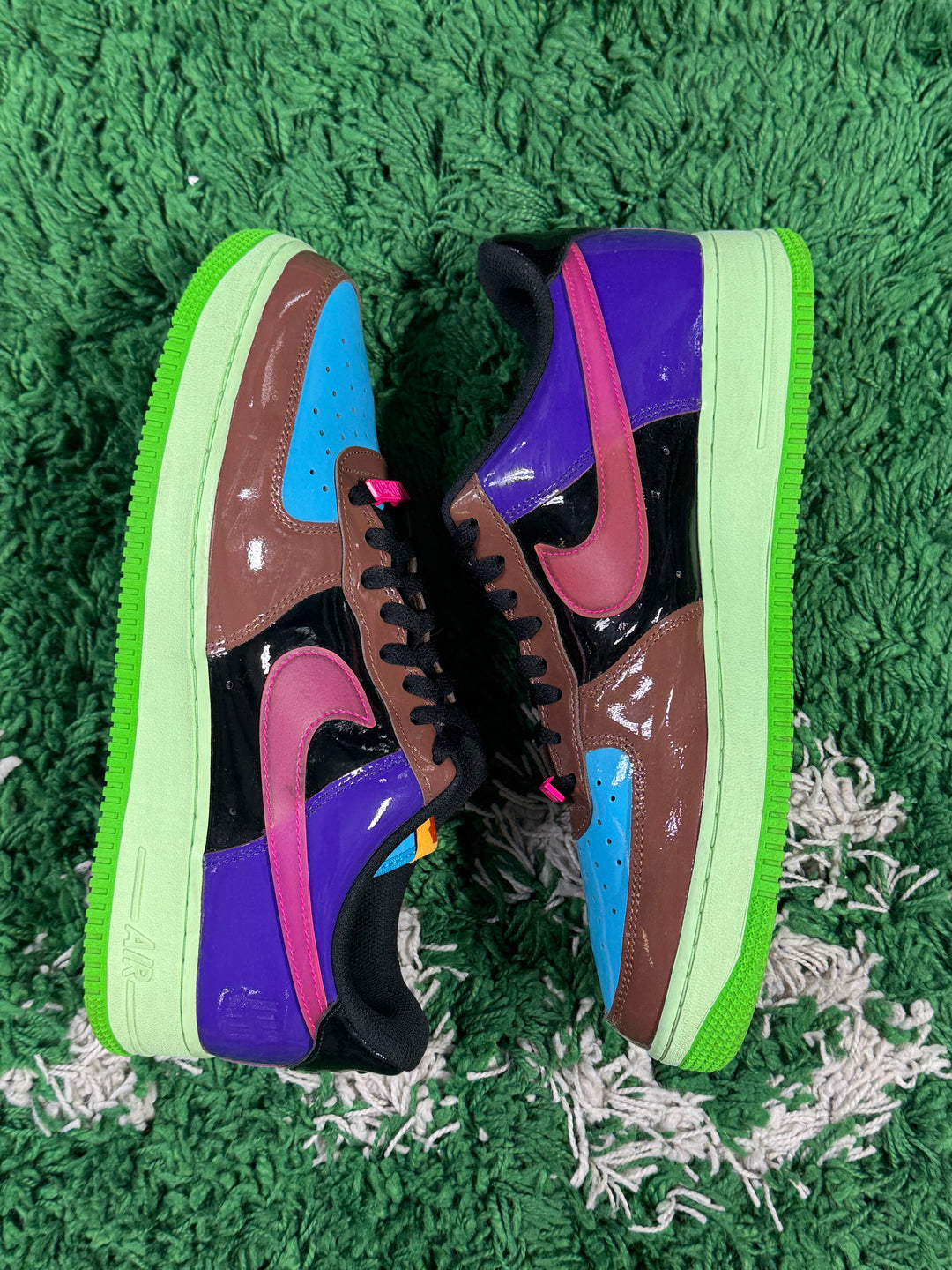 Nike Air Force 1 Low SP Undefeated Multi-Patent Pink Prime USED